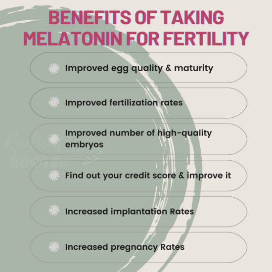 Taking Melatonin to Improve Fertility