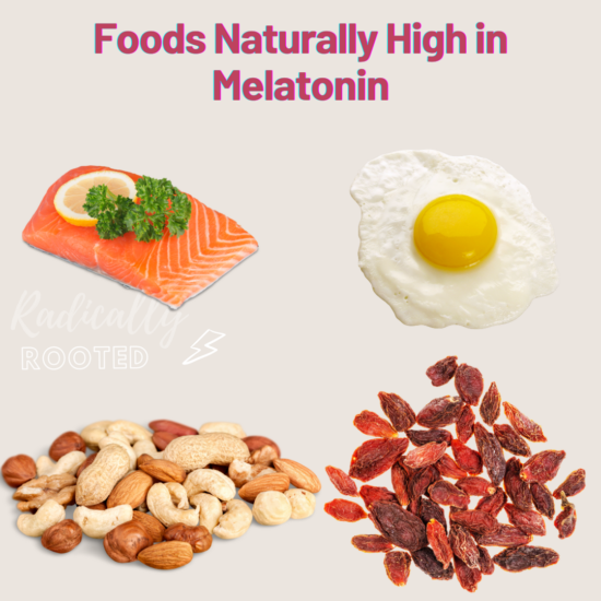 foods high in melatonin to improve fertility