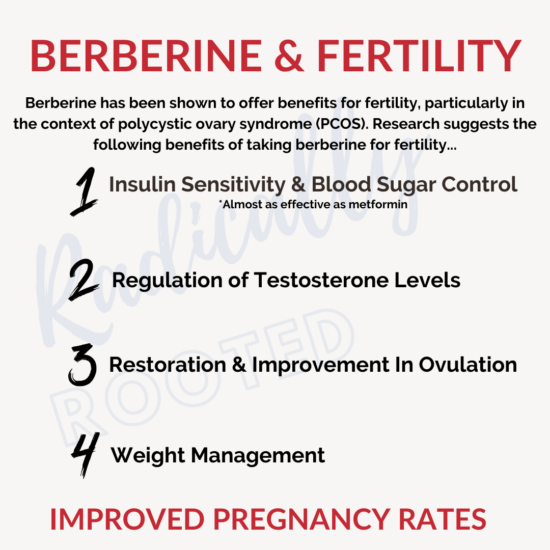 Berberine Supplement Check for weight loss and fertility