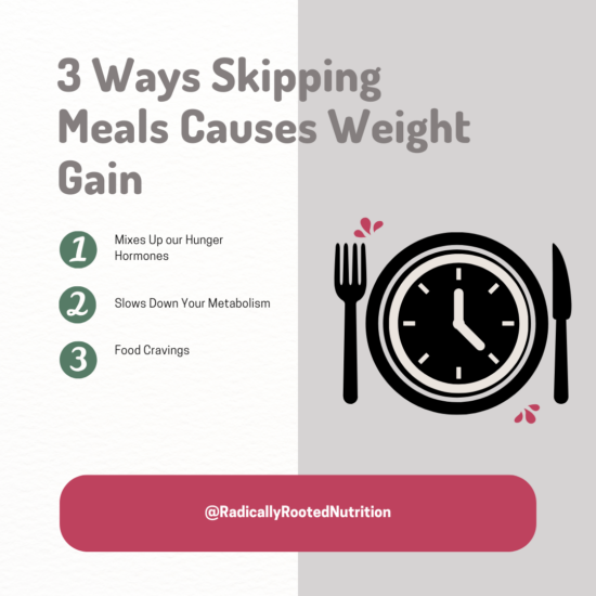 3 Ways Skipping Meals Causes Weight Gain