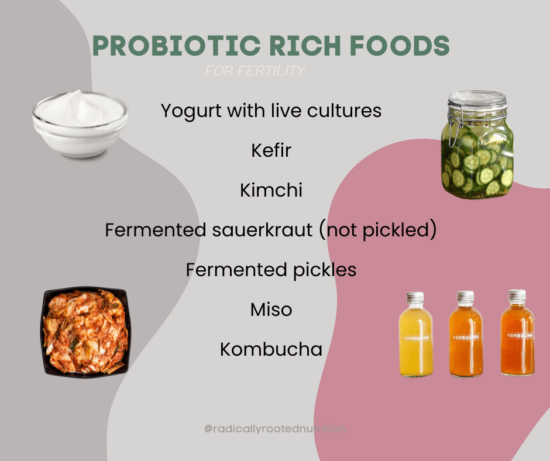 probiotic foods for fertility