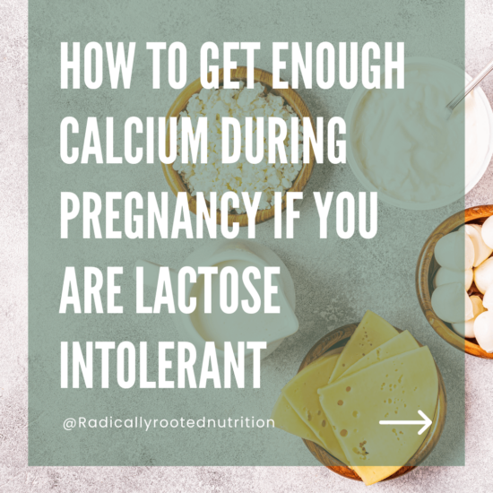 Getting Enough Calcium While Pregnant with Lactose Intolerance