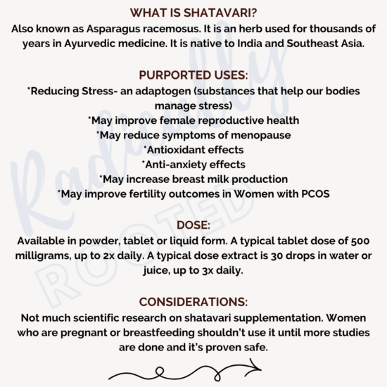 Shatavari - Supplement Check