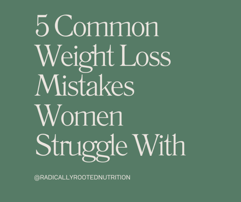5 Common Weight Loss Mistakes Women Struggle With