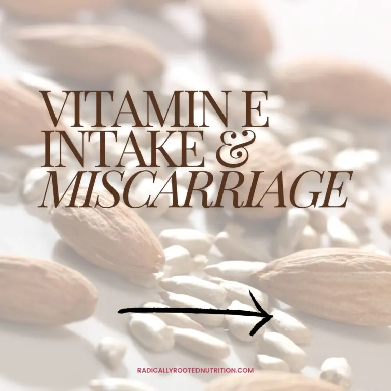 Is Vitamin E the Solution for Recurrent Miscarriage?