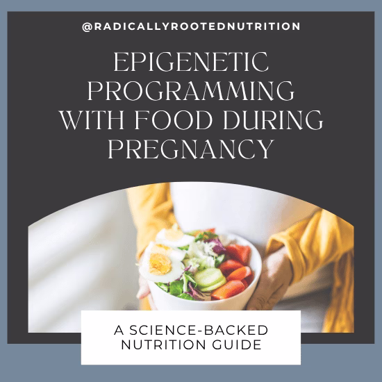 Epigenetic Programming with Food During Pregnancy: A Science-Backed Nutrition Guide